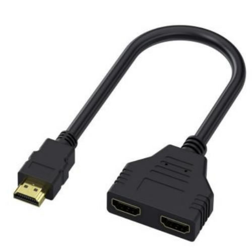 HDMI split two video cable