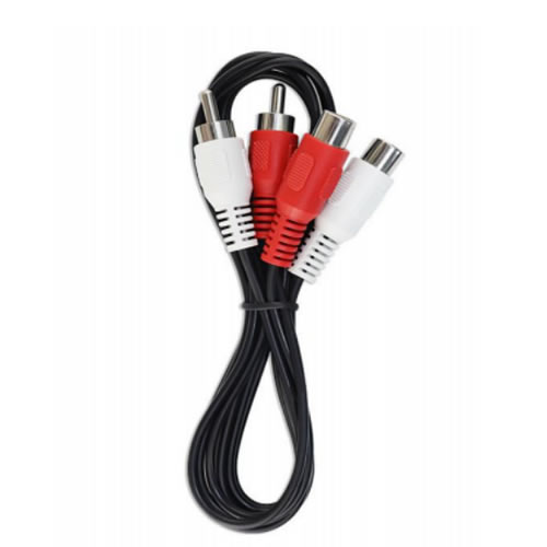 RCA male to female 2-on-2 video cable