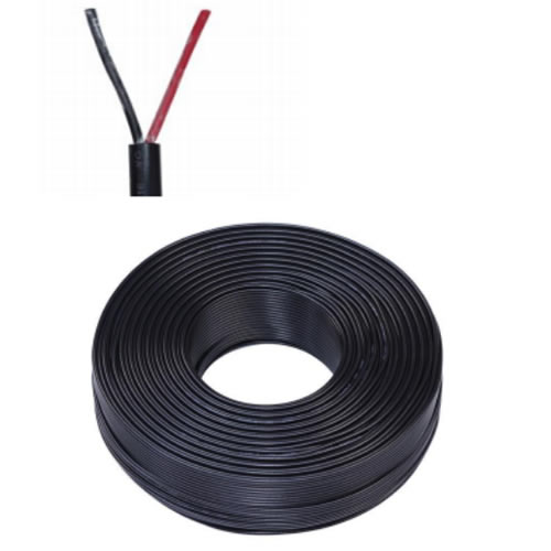 2464 sheathed wire black/white 16/18/20/22/24/26/28