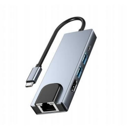 Five in one PD fast charging gigabit network port expansion dock