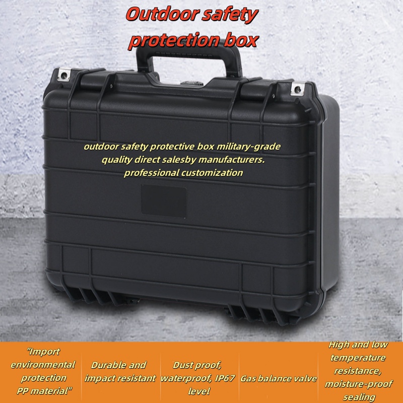 Manufacturer's direct sales plastic waterproof toolbox, instrument safety protection box, sealing box, plastic toolbox