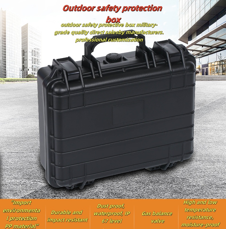 Manufacturer direct sales/Hand held plastic toolbox luxury case/Three proof box/Waterproof and moisture-proof box
